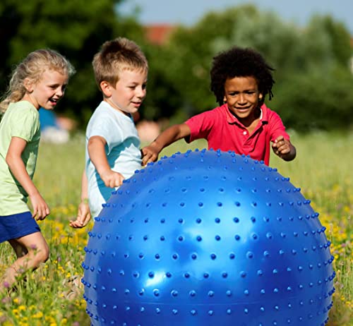 penepico Large Sensory Massage Ball for Kids Pack of 2 335 85CM Bouncy Exercise Balls for Toddlers Big Inflatable Toys with Tactile Spikes Outdoor Giant Yoga Balls Large Beach Ball - Image 5