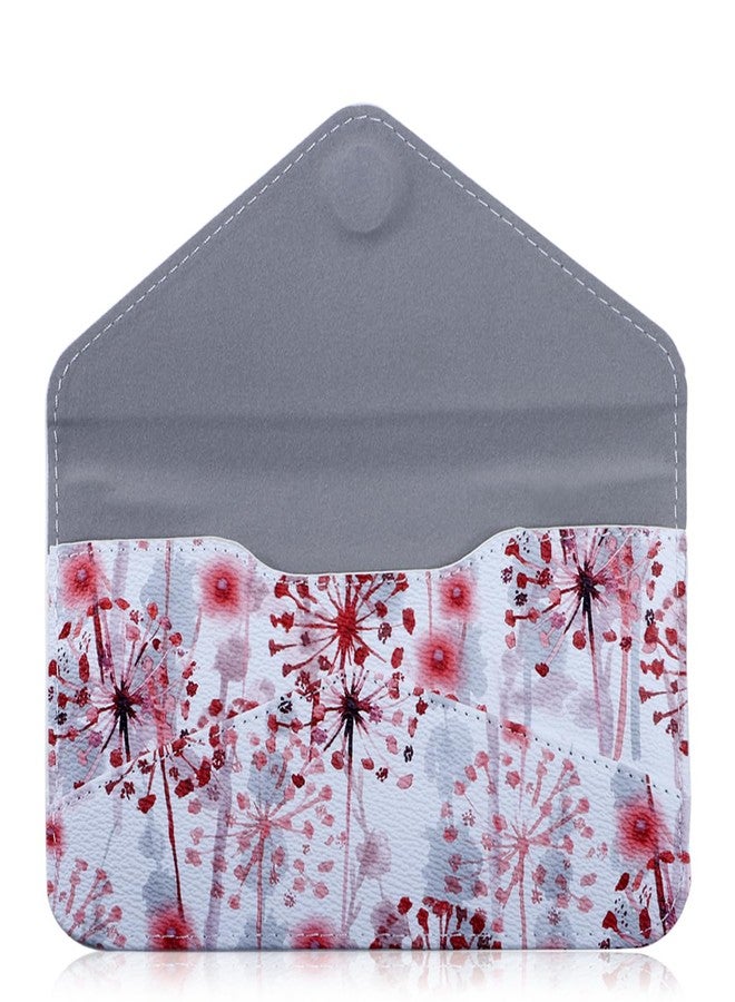 XEYOU Women's Card Wallet Envelope Style Credit Card Holder Cute Cash Wallet for Ladies, Pink Dandelion, Casual - Image 1