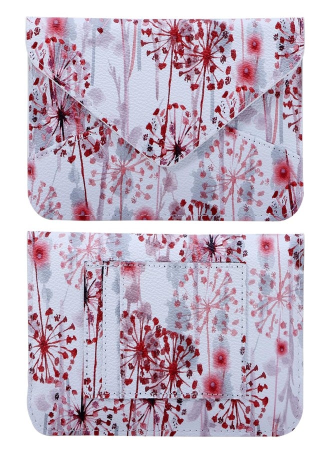 XEYOU Women's Card Wallet Envelope Style Credit Card Holder Cute Cash Wallet for Ladies, Pink Dandelion, Casual - Image 3