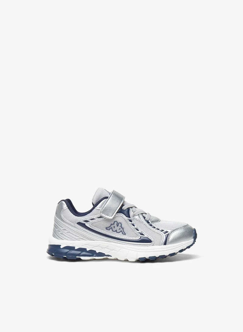 Kappa Boys' Textured Sports Shoes with Hook and Loop Closure