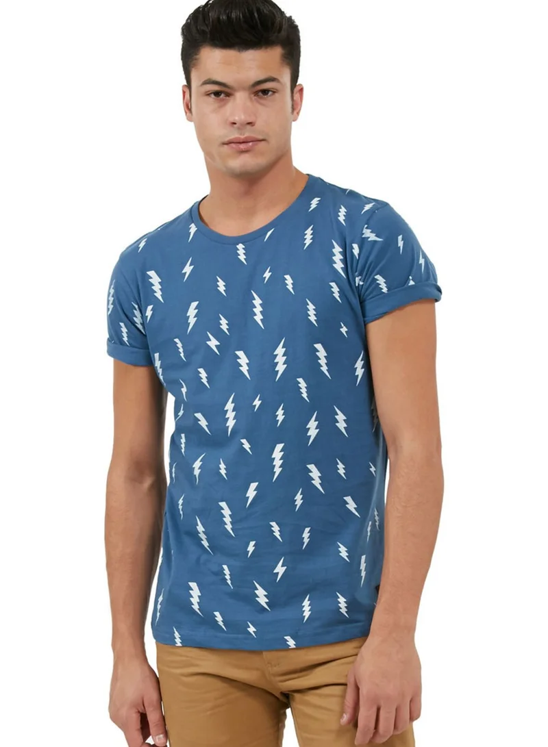 Flesh Imp Lightning Print T-Shirt