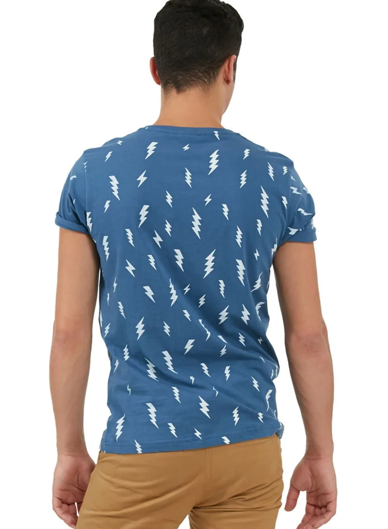 Flesh Imp Lightning Print T-Shirt