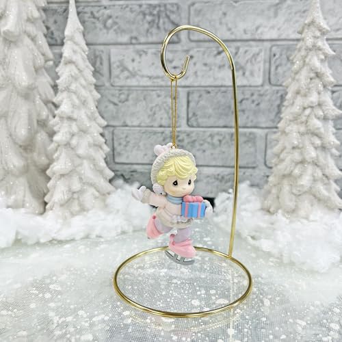 Bard's Gold-Toned Ornament Stand, 7" H x 4" W x 4" D - Image 4