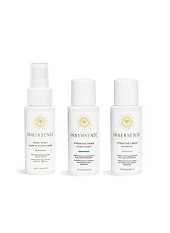innersense Innersense Organic Beauty - Hydrating Travel Hair Trio | Non-Toxic, Cruelty-Free, Clean Haircare (Hydrating Cream Hairbath + Conditioner, Sweet Spirit Leave-In Conditioner) PACKAGING MAY VARY 
