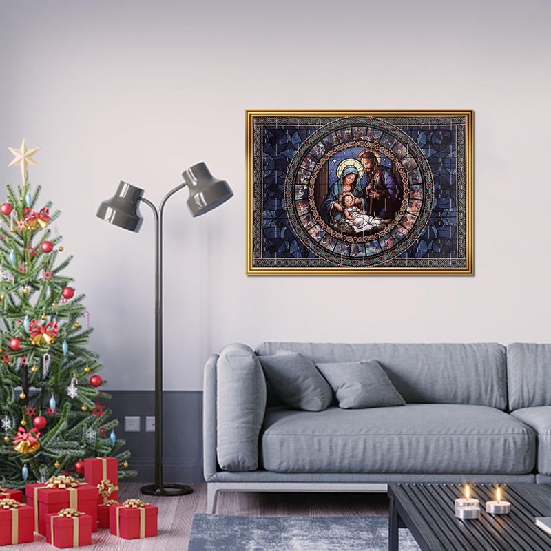 كلاراكو أحجية تقويم مجيء عيد الميلاد 2023، 1000 قطعة أحجية الصور المقطوعة تقويم مجيء للأطفال البالغين، تقويم العد التنازلي لمدة 24 يومًا، ألغاز مجيء عيد الميلاد المفاجئة من سانتا هدايا العطلات (أ) - Image 5