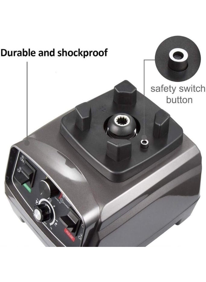 Denx Denix Super Blender 1800W – 2L High-Speed Electric Blender with Stainless Steel Blades, Multi-Function, Safety Lock & Overheat Protection - Image 5