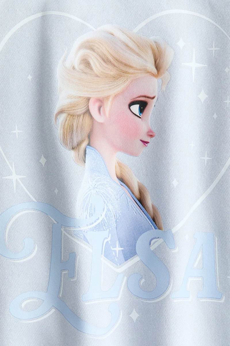 اتش اند ام سويت شيرت مزيّنة بطبعة