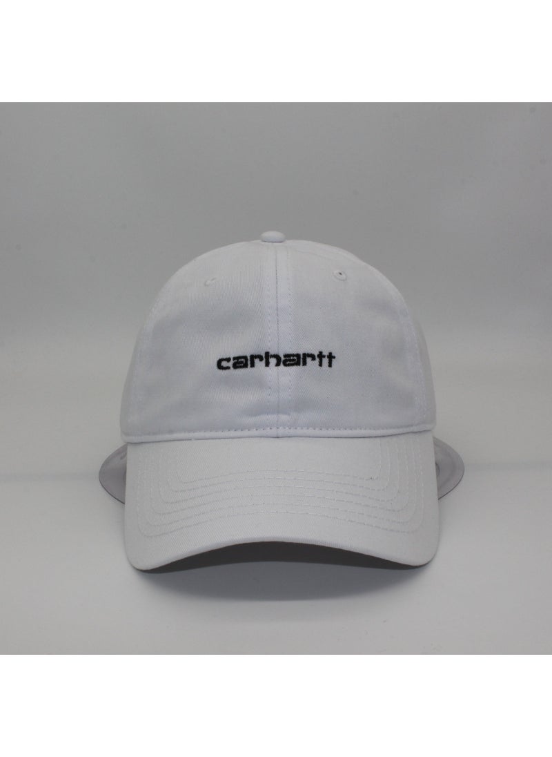 Generic Embroidered Letter Baseball Cap Unisex Vintage Curved Wine red  - Image 2