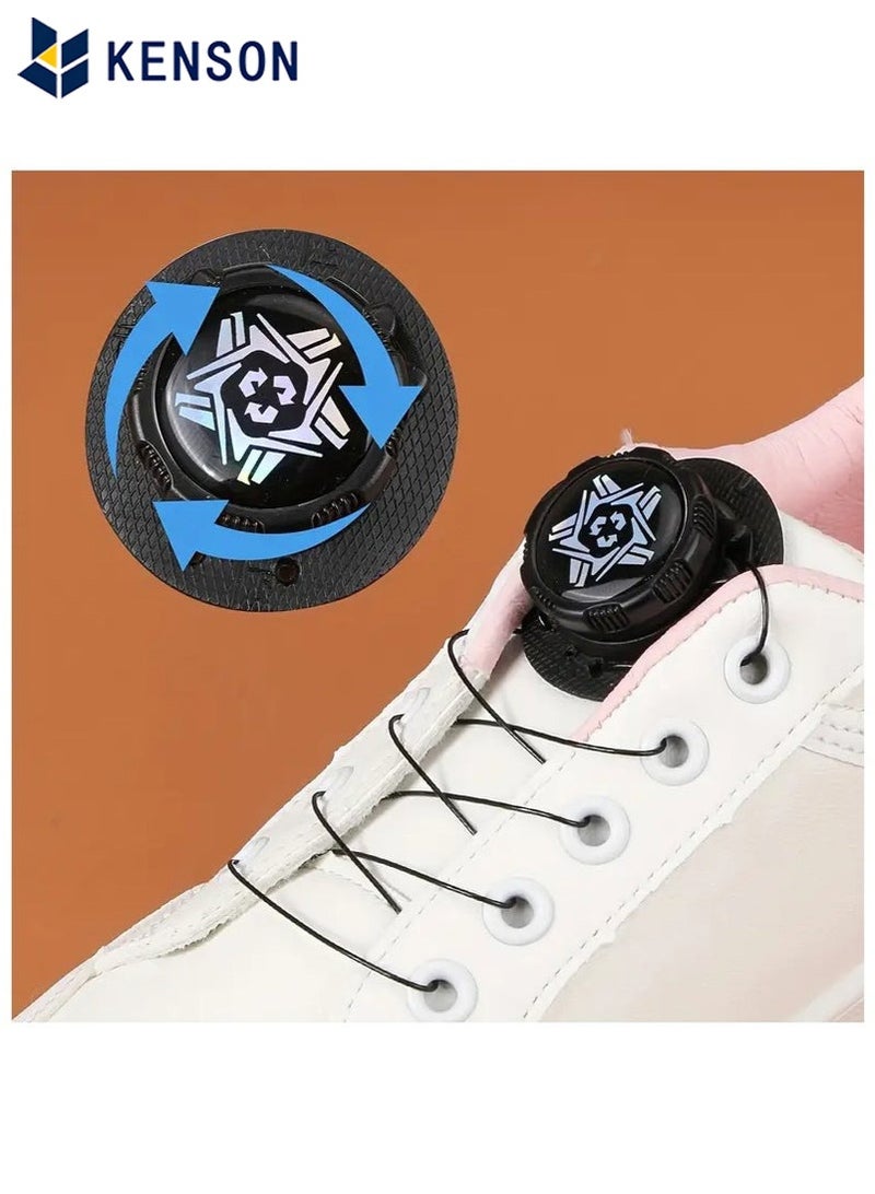 KENSON 2pcs Portable Rotating Sport Shoes Buckles, Outdoor Sports Shoelace Accessories, No Tie, Buckle, Automatic Rotating Buckle, Suitable For Sports Enthusiasts - Image 2