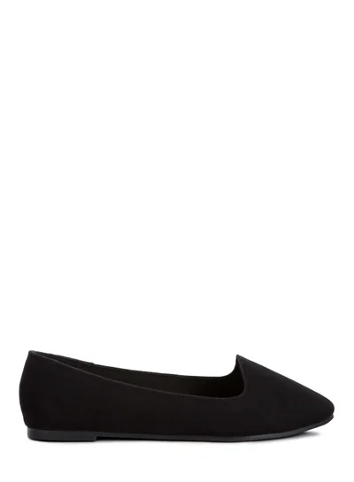 London Rag Casual Flat Ballerinas in Black