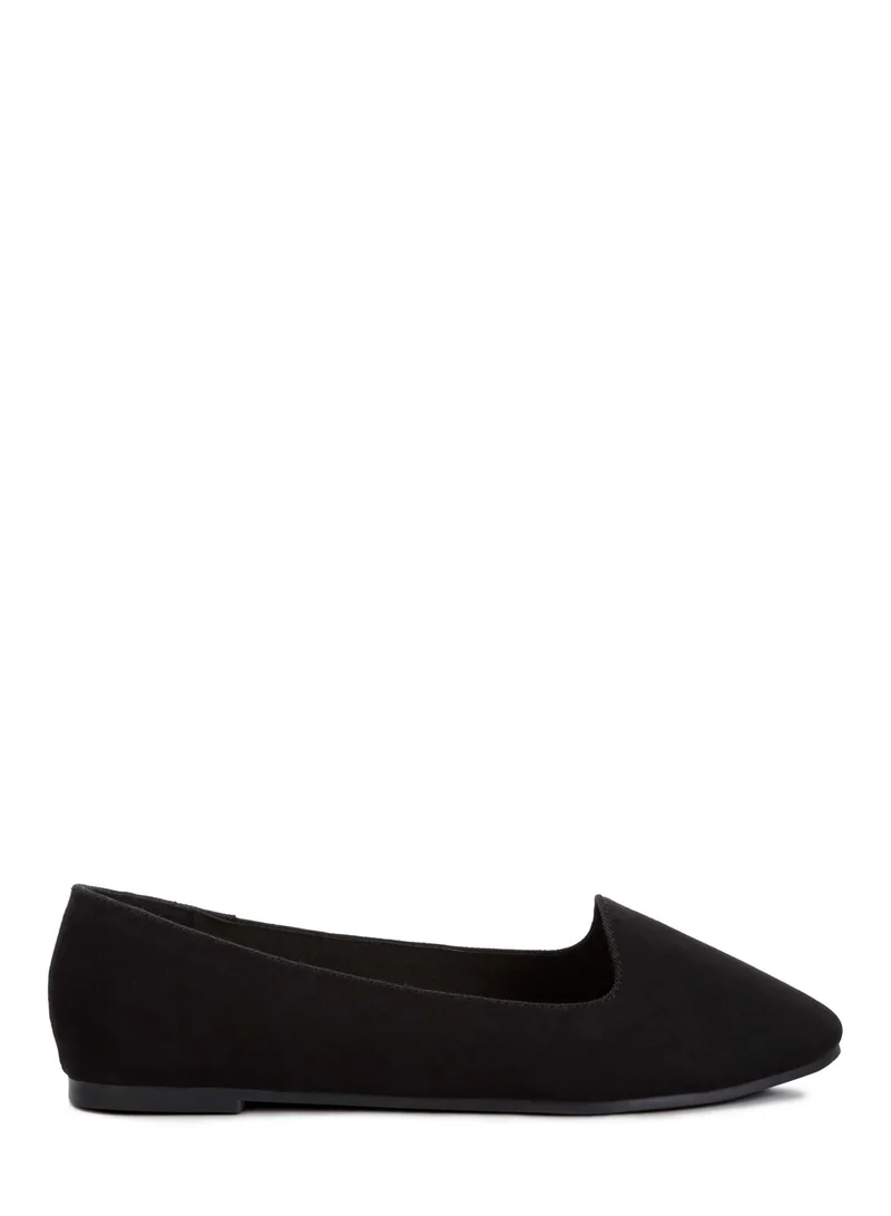 London Rag Casual Flat Ballerinas in Black