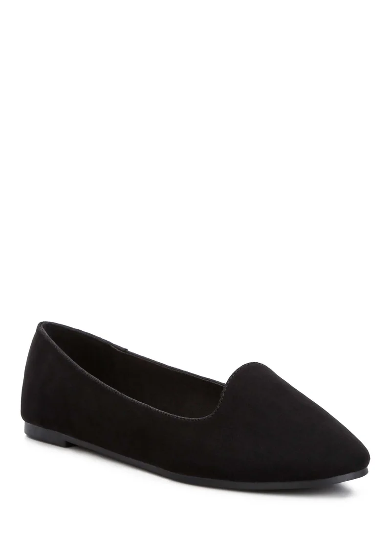 London Rag Casual Flat Ballerinas in Black