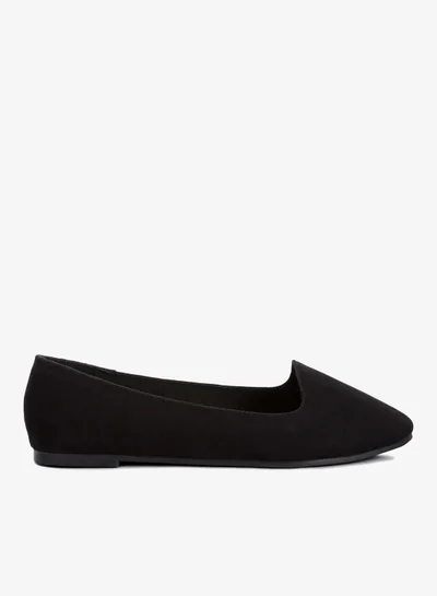 London Rag Casual Flat Ballerinas in Black
