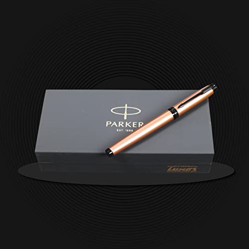 Parker Ambient Rose Gold Black Metal Trim Roller Ball Pen, Luxurious and Elegant, Perfect for Office Professionals, College Students, and Individual Use, Stylish and Reliable - Image 4