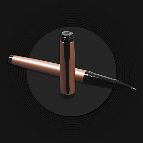 Parker Ambient Rose Gold Black Metal Trim Roller Ball Pen, Luxurious and Elegant, Perfect for Office Professionals, College Students, and Individual Use, Stylish and Reliable - Image 3