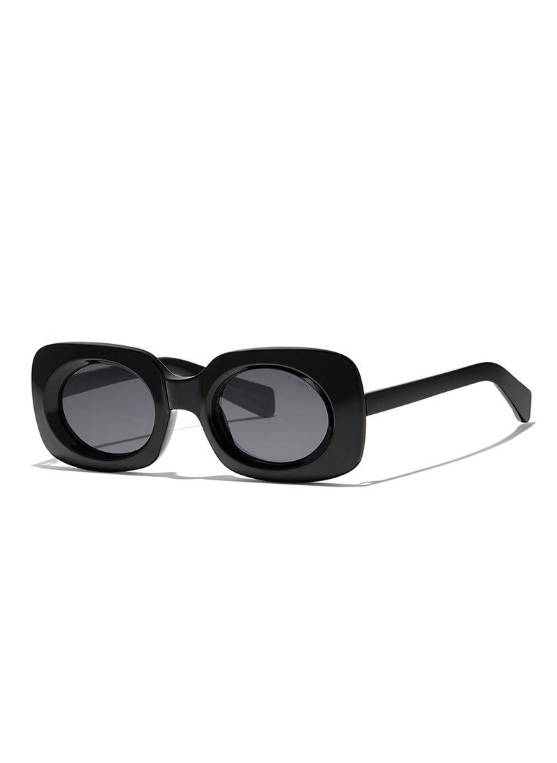 Blackout Duo,Women Sunglasses, Rectangle Sunglasses, UV Protection: UV400 (Black,Black)  - Image 1