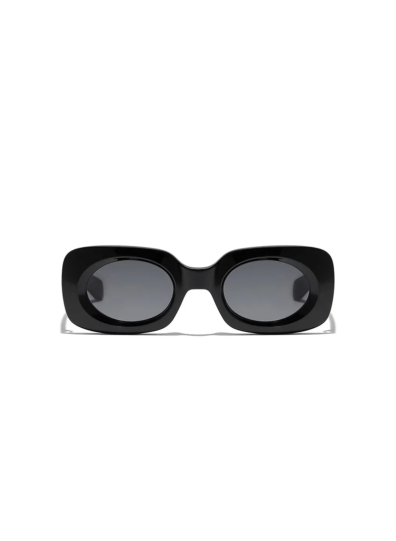 Blackout Duo,Women Sunglasses, Rectangle Sunglasses, UV Protection: UV400 (Black,Black)