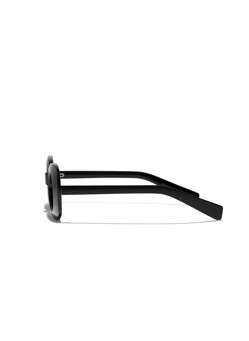 Blackout Duo,Women Sunglasses, Rectangle Sunglasses, UV Protection: UV400 (Black,Black)  - Image 3