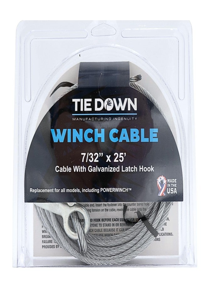 تاي داون كابل ونش من شركة Tie Down Engineering رقم 59395، مقاس 7/32 بوصة × 25 قدمًا - Image 4