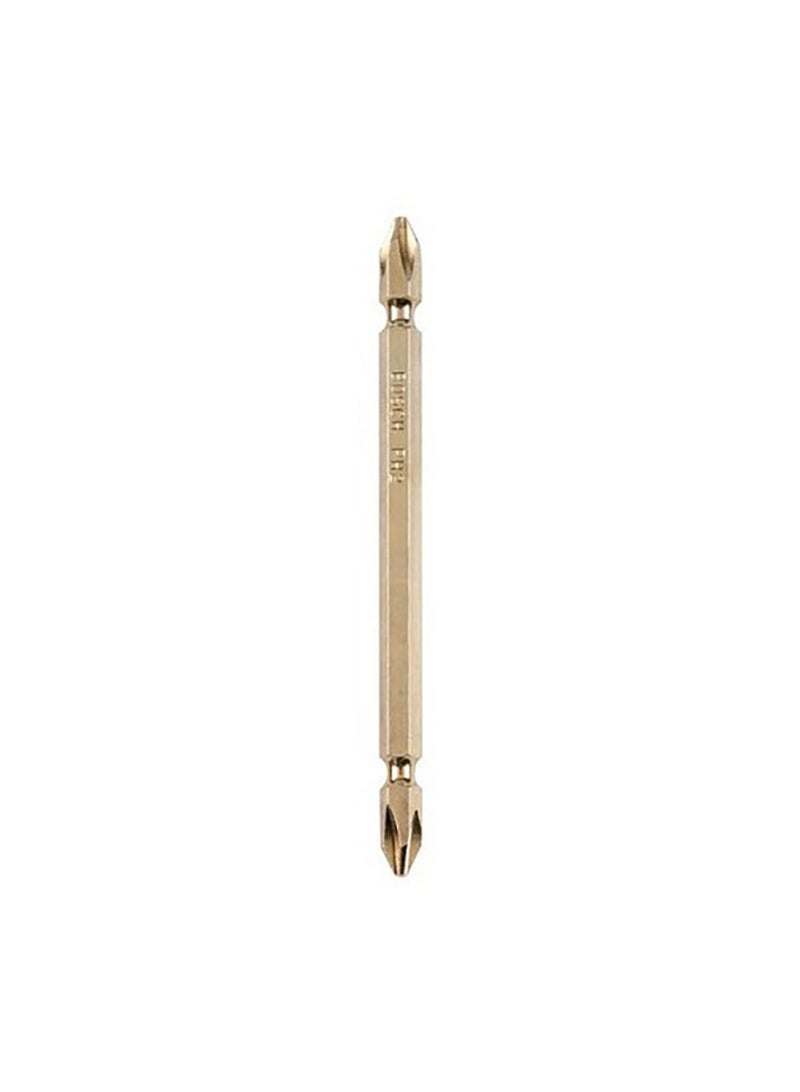 BOSCH Screwdriver Bit Double Ended PH2 110mm Gold 10Pcs/Pkt 2608521043 Bosch 