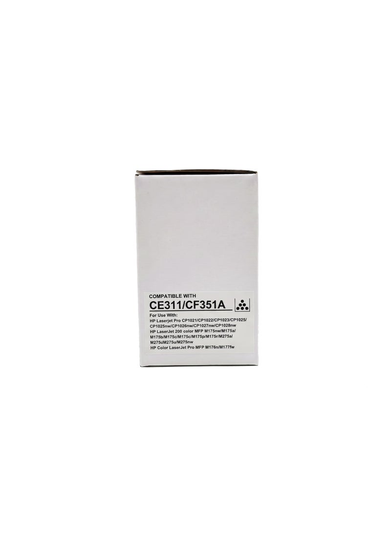 Gold Print Premium Universal Toner CE311 126A, CF351A 130A For Use With: HP Laserjet Pro CP1021, CP1022, CP1023, CP1025, CP1025nW, CP1026nW, CP1027mw, CP1028w, HP LaserJet 200 Color MFP M175nw, M175al, M175b, M175c, M175e, M175p, M175r, M275s, M275, M275u, M275nw, HP Color LaserJet Pro MFP M176n, M177fw (1000 Page) - Image 3