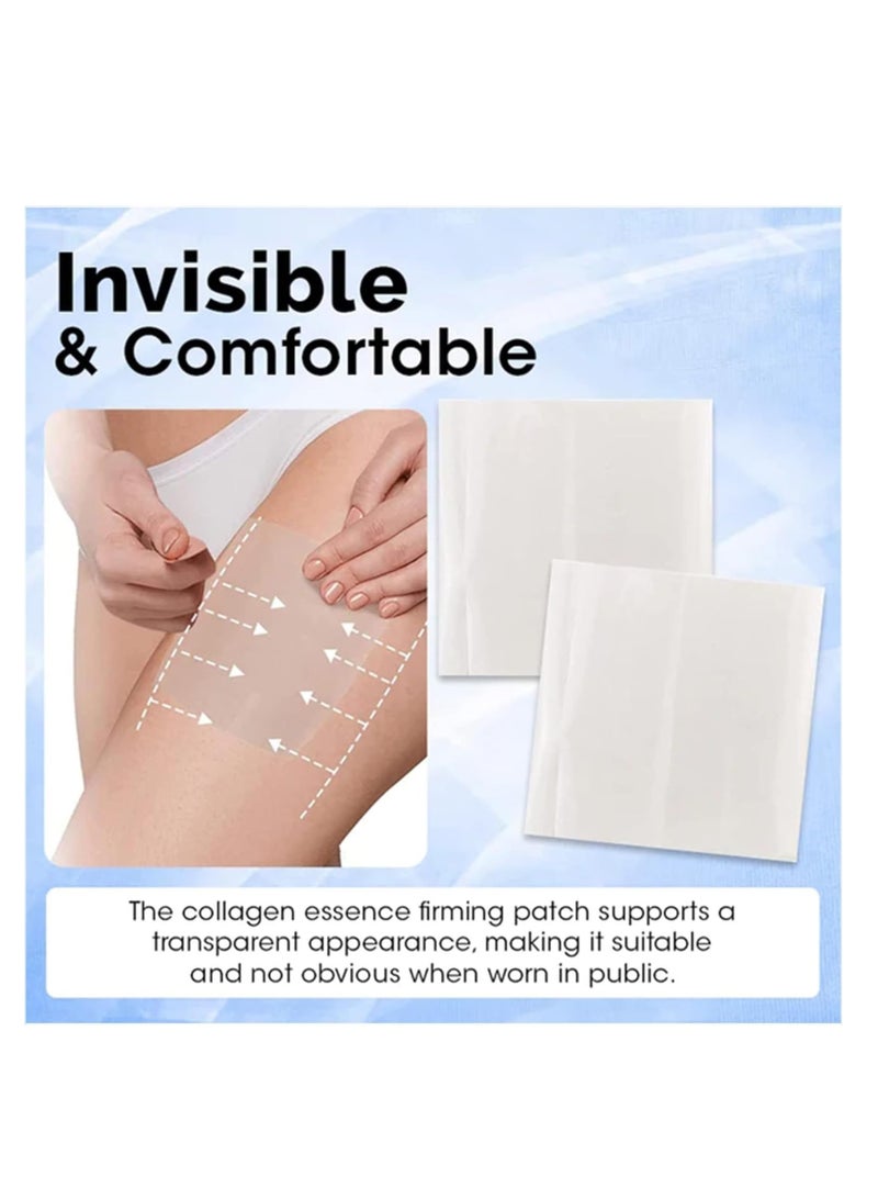 ماركة غير محددة Collagen Essence Firming Patches for Legs - Tightening and Lifting Tape to Reduce Fine Lines and Wrinkles, Anti-Cellulite Skin Firming Stickers (30 Pcs)  - Image 5