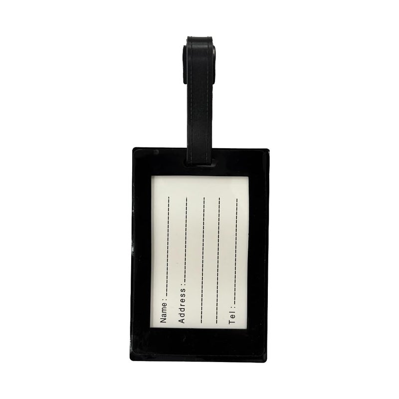 Eitheo Luggage Tags for Kids Luggage Tags with Name & Address Label | Silicone Luggage Tags for Suitcases, Tags for Travel Bags/School Bags Identification tag Colorful Multi (Work Save Travel Repeat) - Image 5