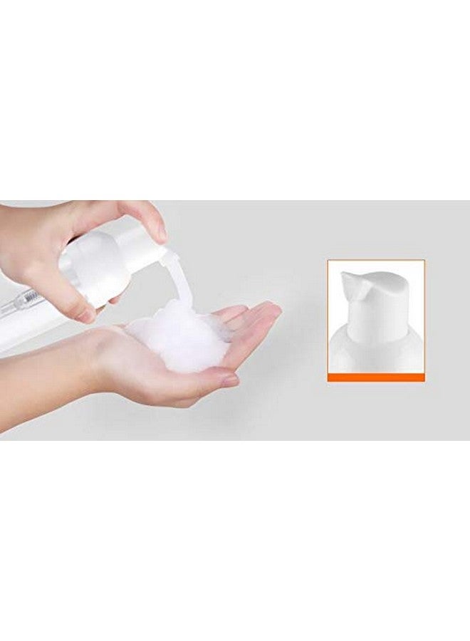 SYBL 3Pcs Empty Refillable Clear Plastic Foamer Pump Bottle Foaming Dispenser Cosmetic Makeup Sample Storage Container Vial Pot For Kitchen And Bathroom Use(30Ml/1Oz) - Image 3