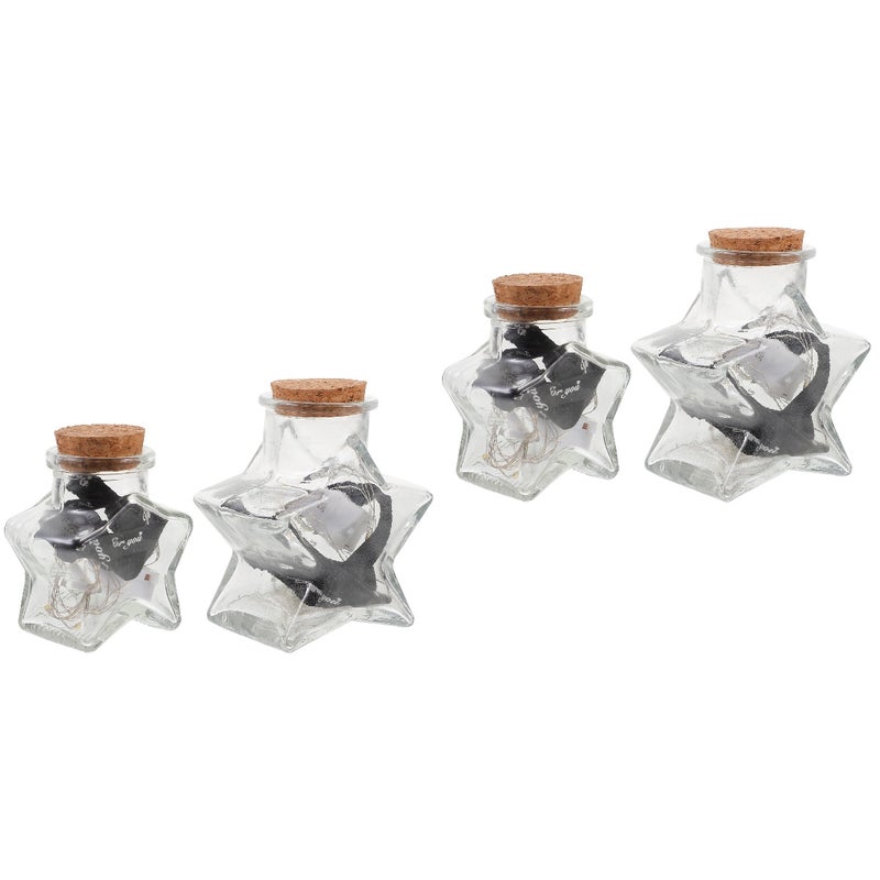 4 Pcs Bottle String Light Star Luck Bottle Lighting Ornament - Image 4