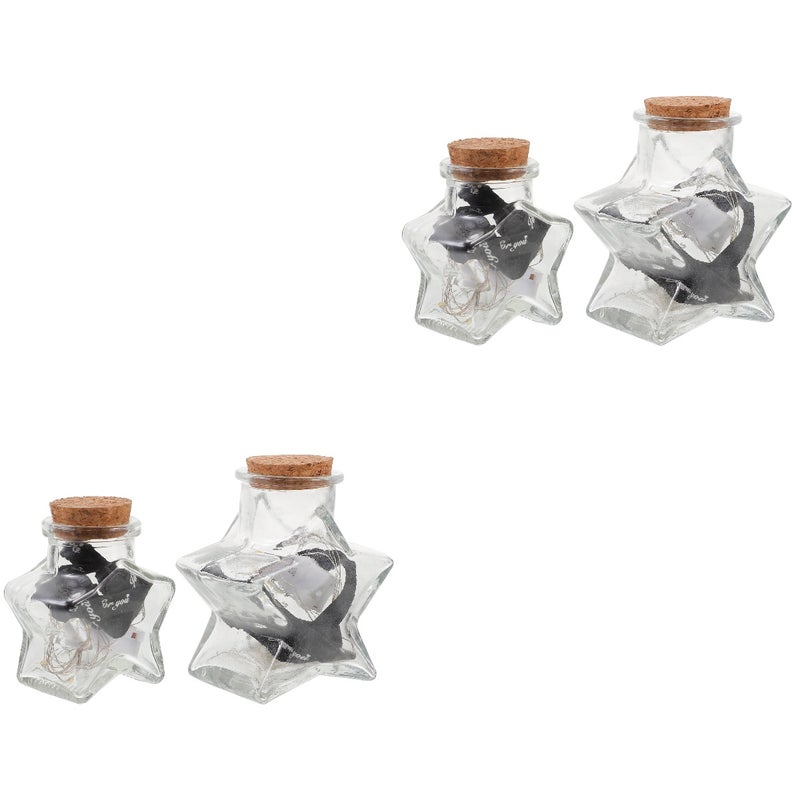 4 Pcs Bottle String Light Star Luck Bottle Lighting Ornament - Image 5