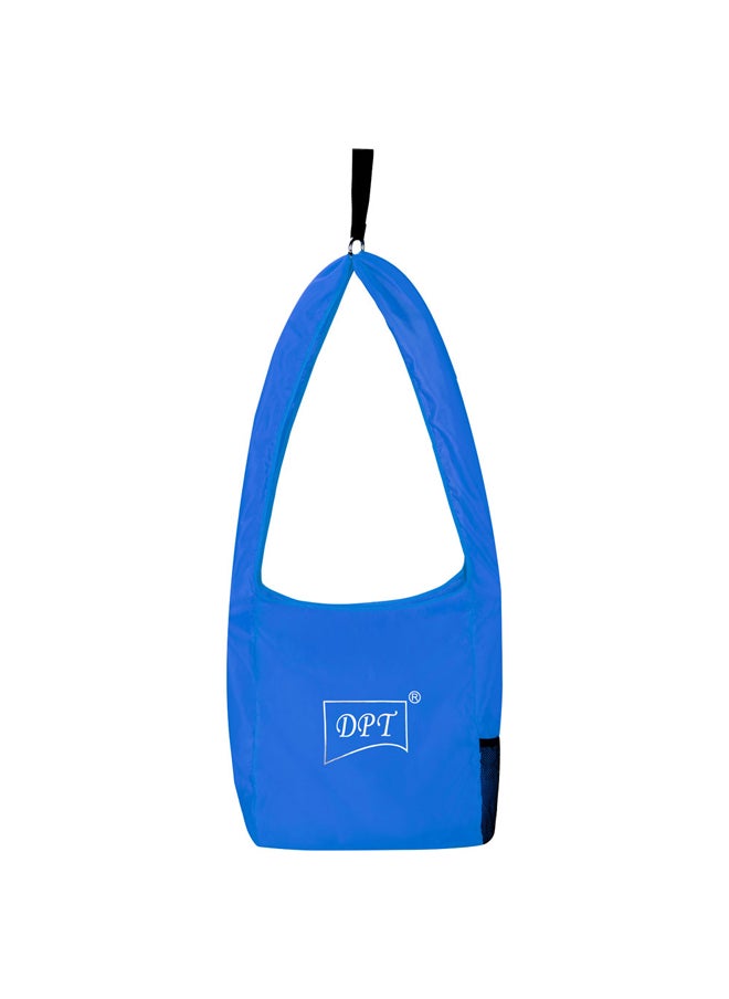 DPT Foldable Bag Portable Shopping Bag Blue Size 30*35 Cm  - Image 1
