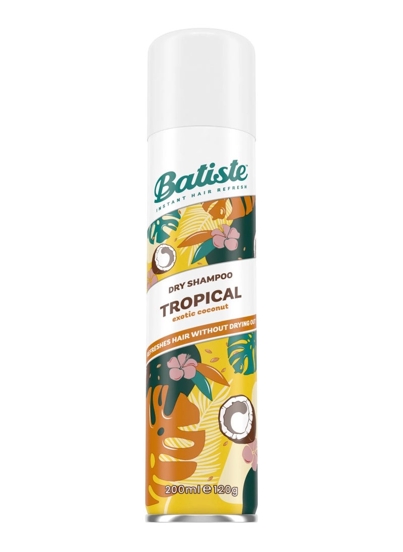 Batiste Batiste Tropical Exotic Coconut Dry Shampoo 200ml  - Image 1