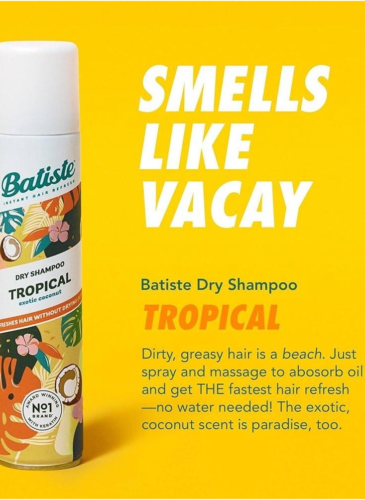 Batiste Batiste Tropical Exotic Coconut Dry Shampoo 200ml  - Image 2