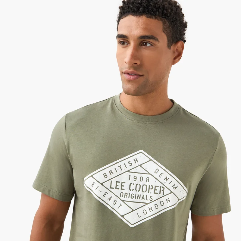 Lee Cooper Lee Cooper Logo Detail Crew Neck T-shirt