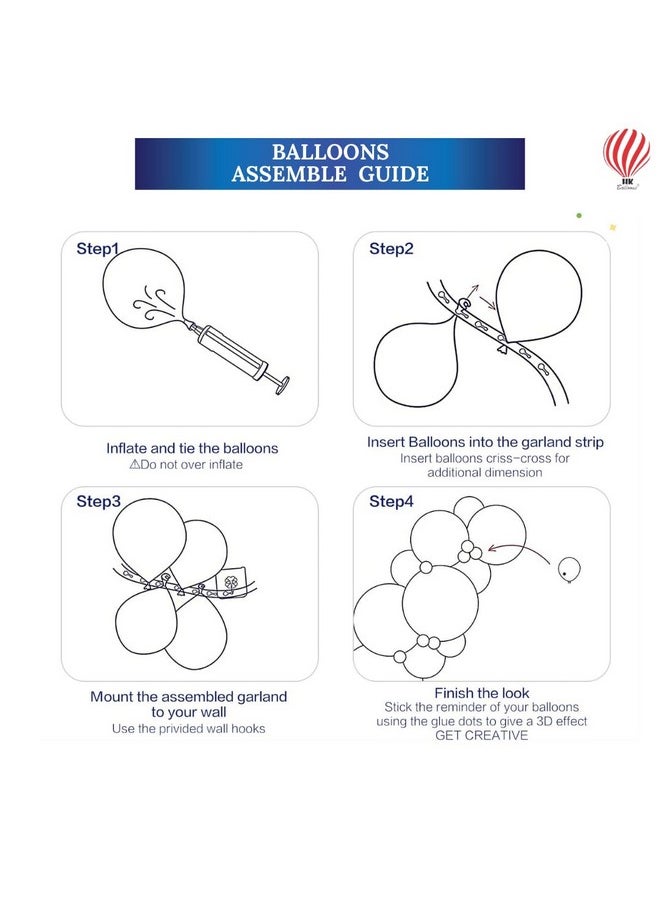 هونج كونج بالونز - مجموعة ديكورات حفلات أعياد الميلاد من HK Balloons مكونة من 72 قطعة للأولاد مع ستائر من رقائق الفضة وبالونات معدنية ولافتة زرقاء للزوج وزينة أعياد ميلاد الأولاد - Image 1