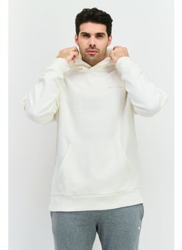Champion Men Sportswear Fit Long Sleeve Outdoor Sweatshirts, Off White  - Image 1