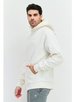 Champion Men Sportswear Fit Long Sleeve Outdoor Sweatshirts, Off White  - Image 2