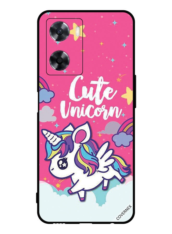 Covernex Protective Case Cover For Oppo A77s Cute Unicorn - Image 1