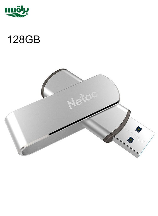 BURAQ Netac U388 128GB USB 3.0 Twister Secure Encryption Flash Disk  - Image 1