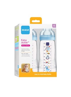 MAM Easy Active Baby Bottle Switch Between Breast And To Clean 4+ Months Boy (Pack Of 2)  - Image 3