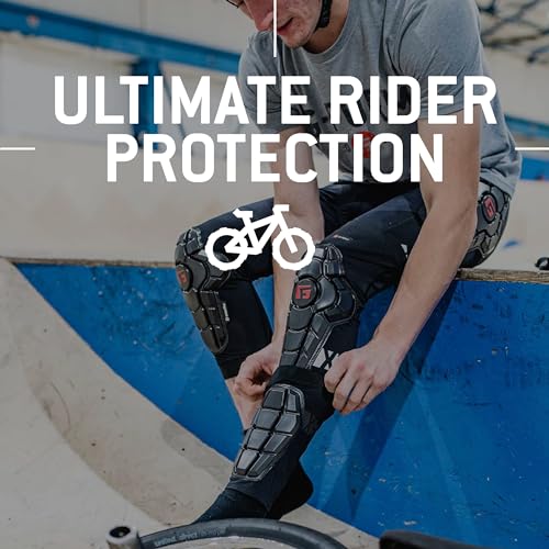 G-Form GForm ProX3 MTB Shin Guards Comfortable Breathable Padded Shin Guards for Adults for Cycling More Triple Matte Black Adult SmallMedium - Image 3