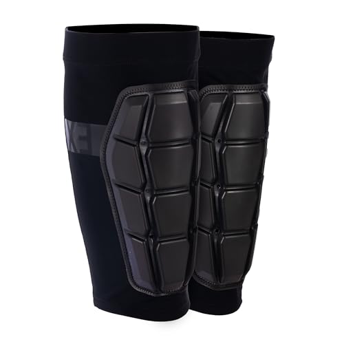 G-Form GForm ProX3 MTB Shin Guards Comfortable Breathable Padded Shin Guards for Adults for Cycling More Triple Matte Black Adult SmallMedium - Image 1