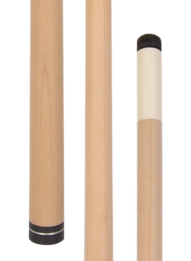 ASKA Extra Spare Shaft for Pool Cue Stick, Hard Brown Tip, White Ferrule. Canadian Hard Rock Maple (5/16x18, 13mm) - Image 1