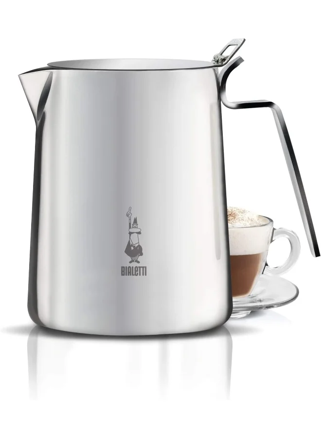 BIALeTTI 1807 'Bricco' Milk Jug 50Cl Stainless Steel Silver 30 X 20 X 15 Cm