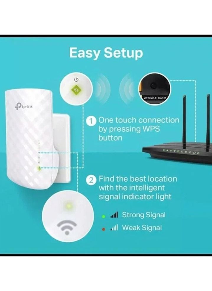 Tp-link Tl - TP- Link AC750 Wifi Range Extender Up to 750Mbps Dual  WiFi Extender,Repeater, Wifi  Booster,Extends Wifi to Smart Home &Alexa Devices RE220 - Image 1