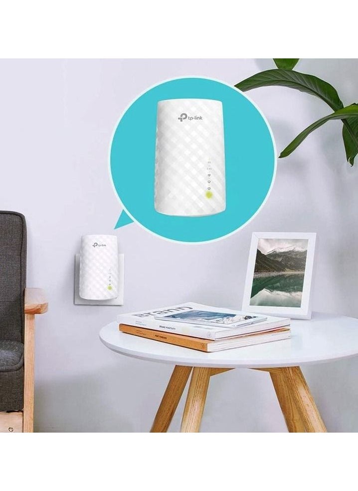 Tp-link Tl - TP- Link AC750 Wifi Range Extender Up to 750Mbps Dual  WiFi Extender,Repeater, Wifi  Booster,Extends Wifi to Smart Home &Alexa Devices RE220 - Image 1
