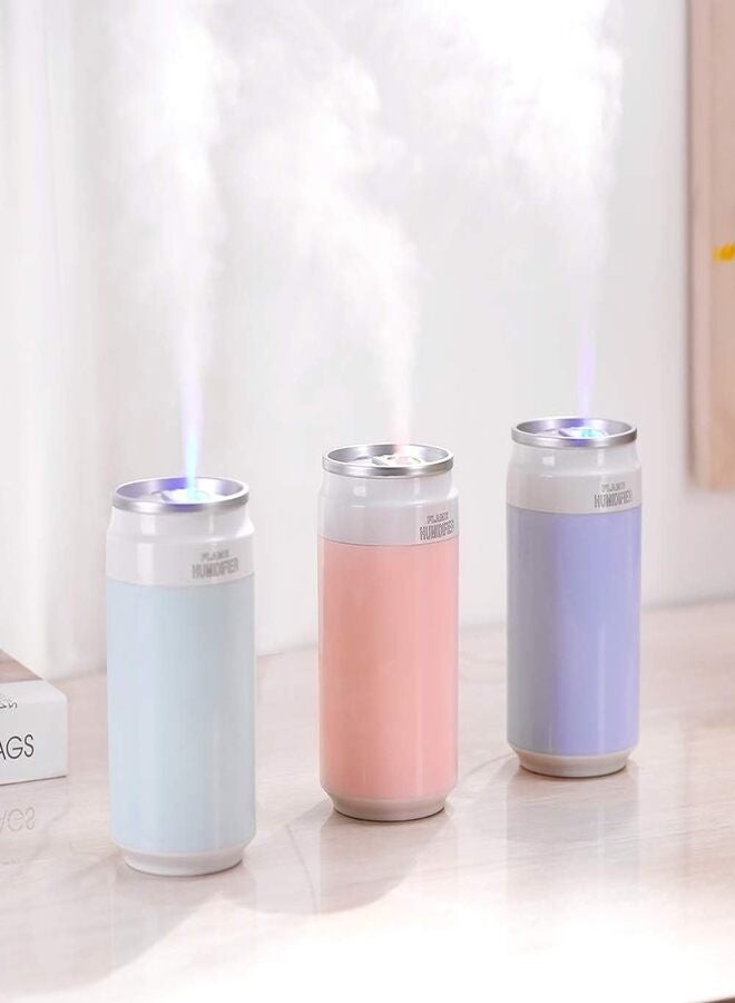 Portable USB Air Humidifier with Flame Lamp, Mini Personal Humidifier for Office, Travel, Car, Bedroom with Quiet Operation, Auto Shut-Off, 260ml, Black  - Image 5
