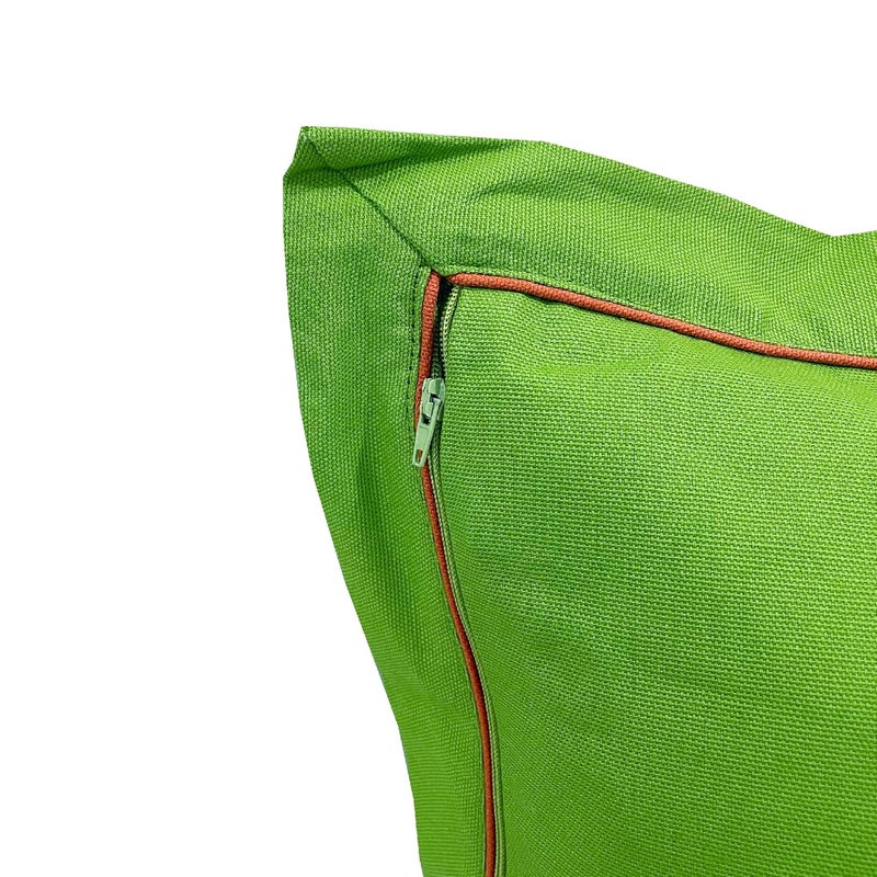 Swayam Cushion Cover Set of 2 Made of Cotton Cotton 200 Thread Count 24 inch x 24 inch Size Machine Washable Fabric Ideal for Home Dcor Green - Image 3