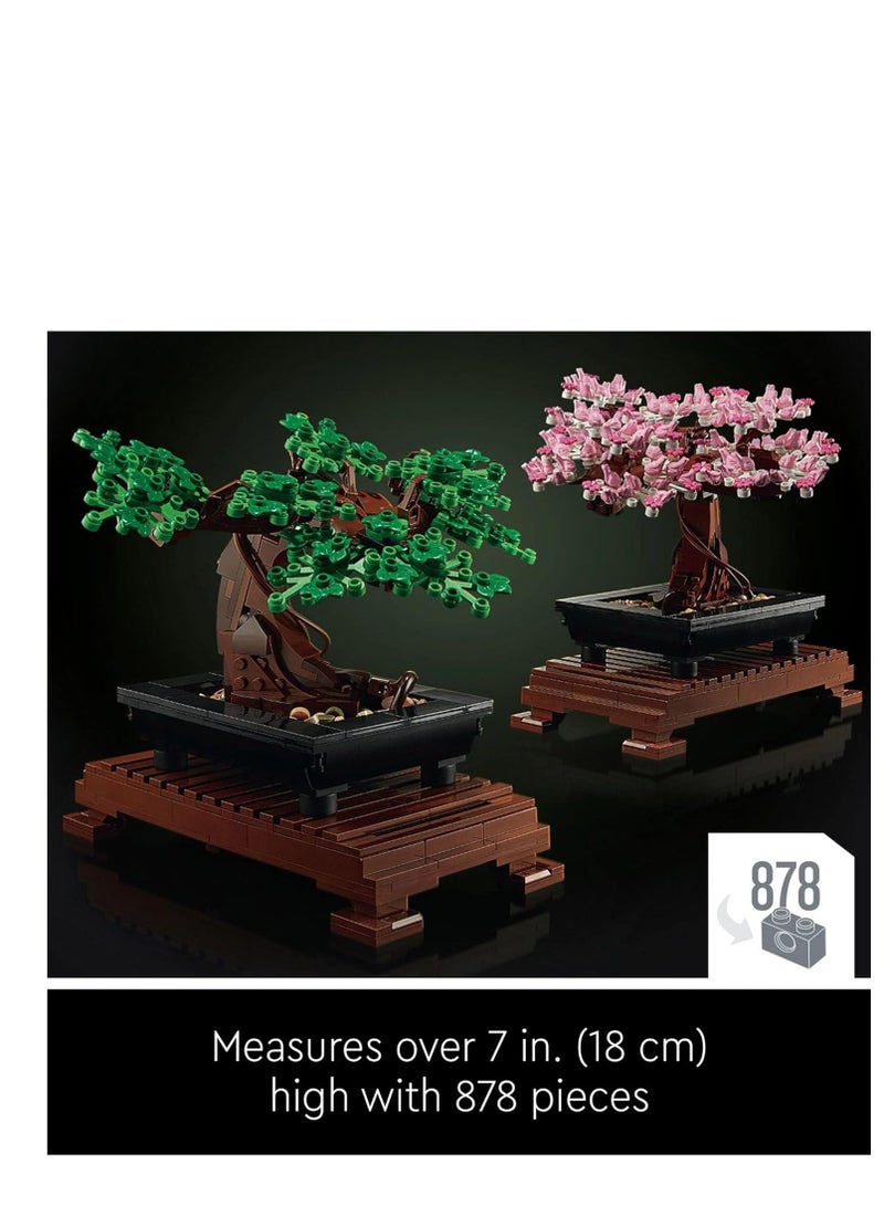 Bonsai Tree Building Sets, Featuring Cherry Blossom Flowers, DIY Plant Model for Adults, Creative Gift for Home Décor and Office Art, Botanical Collection Design Kit, Present for Kids and Adults - Image 5