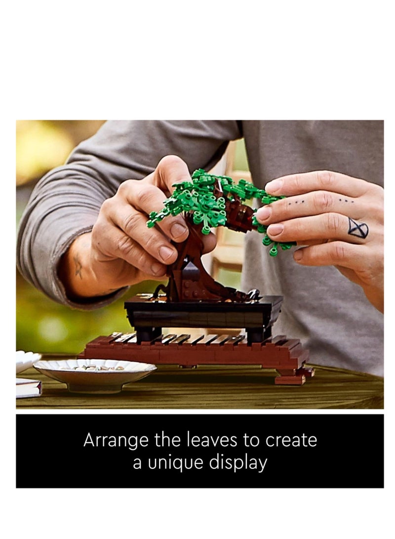 Bonsai Tree Building Sets, Featuring Cherry Blossom Flowers, DIY Plant Model for Adults, Creative Gift for Home Décor and Office Art, Botanical Collection Design Kit, Present for Kids and Adults - Image 4